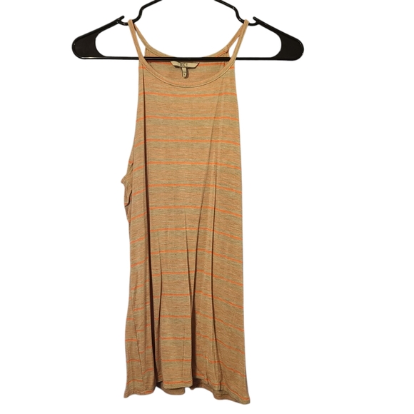 Buckle BKE Striped Pink Halter Tank Top Size Large - Picture 6 of 7